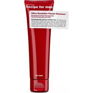 Recipe for men Ultra Sensitive Facial Cleanser 100 ml - Hudpleje til mand