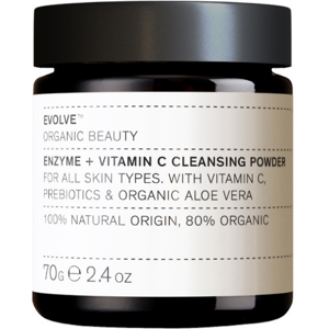 Evolve Organic Beauty Enzyme + Vitamin C Cleansing Powder, 70 G.