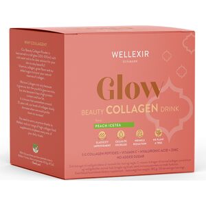 Wellexir Glow Beauty Collagen Drink Peach Ice Tea, 30 X 6 G.