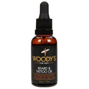 Woody’s Beard & Tattoo Oil fugtgivende olie til skæg og tatoveringer 30ml