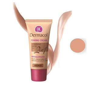 Dermacol Toning Cream 2in1 Hypoallergen fugtgivende creme og ansigtsfoundation Bronze 30ml