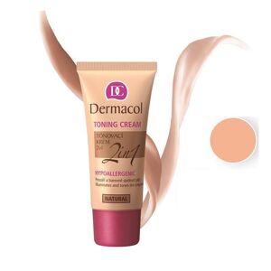 Dermacol Toning Cream 2in1 Hypoallergen fugtgivende creme og ansigtsfoundation Naturlig 30ml