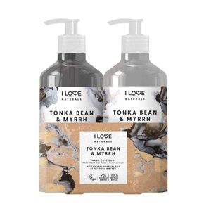I Love Naturals Tonka Bean & Myrrh Hand Care Duo 2 x 500ml