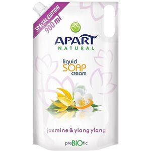 APART NATURAL Prebiotic Refill cremet flydende sæbe Jasmin & Ylang Ylang 900ml