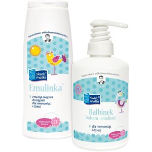 Skarb Matki Sæt Emulinka badeolie emulsion 250ml + Balbinek balsam-blødgørende 250ml