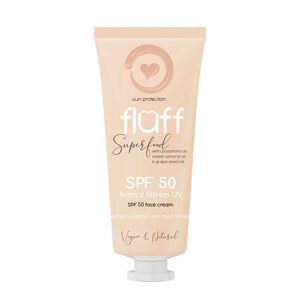 FLUFF Face Cream SPF50 creme, der udjævner hudtonen 50ml
