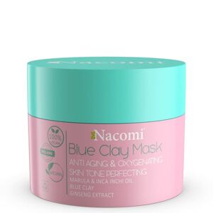 NACOMI Vegan Blue Clay Mask Anti Aging Iltgivende blå anti-rynke iltmaske 50ml