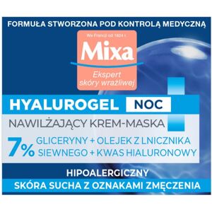 Mixa Hyalurogel Night fugtgivende creme-maske nat rekonstruktion 50ml