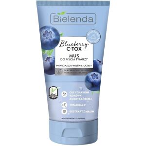 Bielenda Blueberry C-TOX fugtgivende og oplysende ansigtsrensende mousse 135g