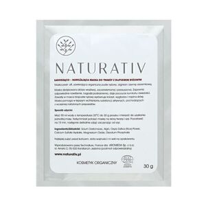 Naturativ Ansigtsmaske med ris bio-pulver beroligende og fugtgivende ansigtsmaske med ris bio-pulver 30g