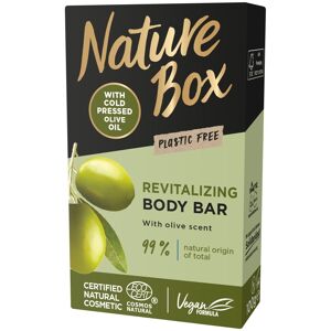 Nature Box Olivenolie kropsvask bar med olivenolie 100g