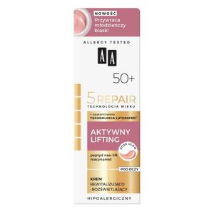 AA Technology of the Age 5Repair 50+ Active Lifting revitaliserende og oplysende øjencreme 15ml