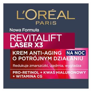 L'OREAL PARIS Revitalift Laser X3 triple action anti-aging creme til natten 50ml