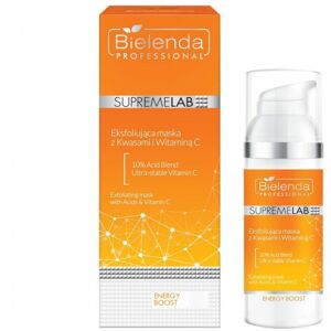 Bielenda Professional SupremeLab Energy Boost eksfolierende maske med syrer og C-vitamin 50g