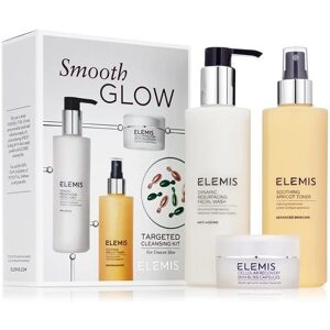 Elemis Smooth Glow Cleansing kit: Elemis Dynamic Resurfacing ansigtsvask 200ml + Elemis Soothing Apricot toner 200ml + Elemis Cellular Recovery Skin B