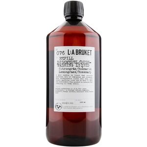 LA Bruket L:A Bruket 076 Dishwashing Liquid Refill 1000 ml - Lemongrass/Rosemary