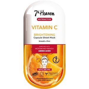 7th Heaven Ansigtsmasker Masker af stof Vitamin C Brightening Capsule Mask