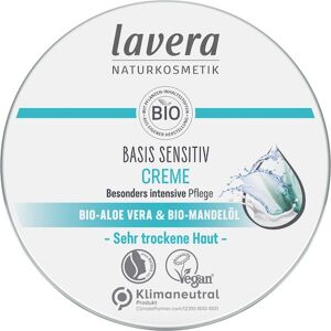 Lavera Basis Sensitiv Ansigtspleje Økologisk aloe vera & økologisk mandelolieCream