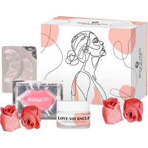 Boulevard de Beauté Pleje Ansigtspleje Me Myself and I - Self-Care Favourites S Lip Mask + Under Eye Mask + Hydrating Face Mask + Bath Rose