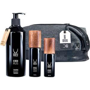 Ebenholz skincare Hårpleje Ansigtspleje Gavesæt Cedrus Hair & Body Wash 330 ml + Power Care Anti Age 60 ml + Firming Eye Serum 30 ml