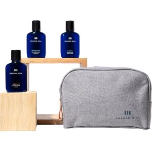 Graham Hill Pleje Cleansing & Vitalizing Travel Set Abbey Refreshing Body Wash 100 ml + Brickyard 500 Superfresh Shampoo 100 ml + Arnage Face & Beard Balm 100 ml