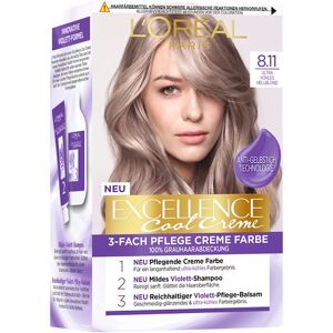 L’Oréal Paris Indsamling Excellence Cool Creme Hårfarve 8.11 Ultra Cool Light Blonde