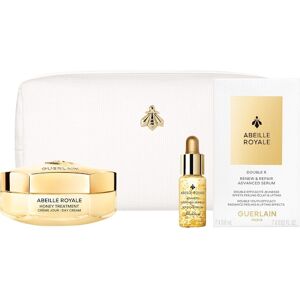 GUERLAIN Hudpleje Abeille Royale Anti-aldringspleje Gave sæt Honey Treatment Day Cream 50 ml + Advanced Youth Watery Oil 5 ml + Double R Renew & Repair Advanced Serum 7 x 0,6 ml + Pouch