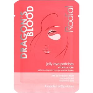 Rodial Collection Dragon's Blood Jelly Eye Patches 1 pose med 2 patches