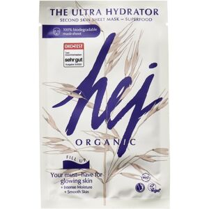 Hej Organic Ansigtspleje Masker og skrubber The Ultra Hydrator Second Skin Sheet Mask