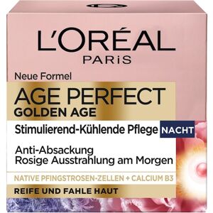 L’Oréal Paris Ansigtspleje Day & Night Golden Age stimulerende og kølende natcreme