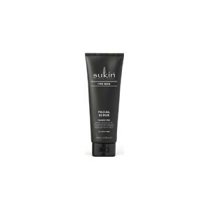 Sukin FOR MEN Natural face scrub for men, 125ml