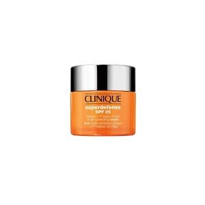 Clinique Superdefense Broad Spectrum SPF 25 Fatigue + 1st Signs Of Age Multi-Correcting Cream, Unisex, 50 ml, Creme, Tør hud, Meget tør hud, Anti-ald