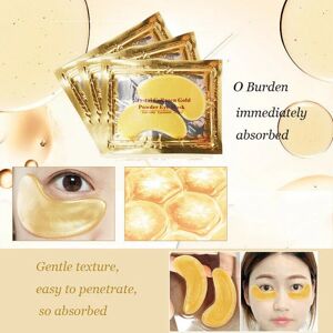 brand Under Eye Patches (30 Par) - Golden Under Eye Mask Collagen, Under Eye Mask til ansigt, mørke rande og hævelser, skønhed og personlig pleje