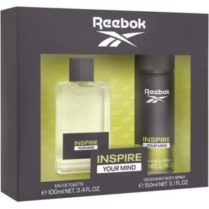 Giftset Reebok Inspire Your Mind Him Edt 100ml + Deospray 150ml Green