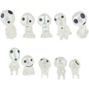 Ghibli Kodama Tree Spirit Princess Mononoke Mini Action Figur Glow In Dark Luminous Elf Tree