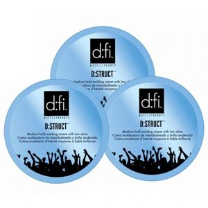 D:fi d:Struct Pliable Molding Creme 3 X 75g Transparent