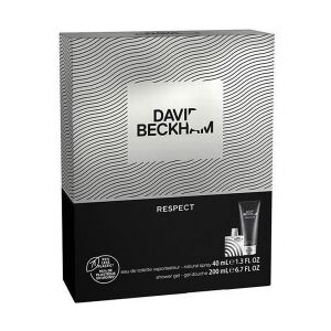 David Beckham Respect Edt 40 Ml Og Shower Gel 200 Ml Gaveæske