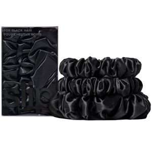 Slip Pure Silk Back To Basics Assorted Scrunchies - Black