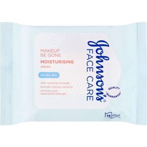 Johnsons Face Care Makeup Be Gone Moisturising Wipes (U)(Outlet)   25 stk.