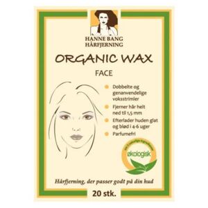 Hanne Bang Organic Wax Face   20 stk.
