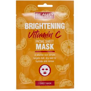 Beauty Formulas Brightening Vitamin C Facial Sheet Mask