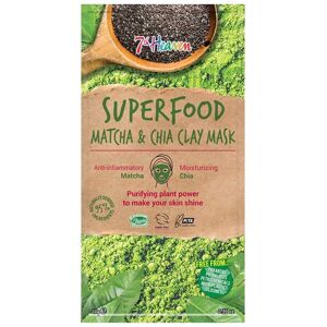 7th Heaven Superfood Matcha & Chia Clay Mask 10 g 1 stk.