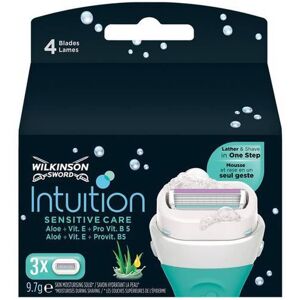 Wilkinson Sword - Intuition Blades Sensitive Care 3pak   3 stk.