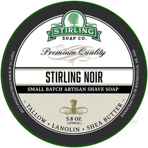 Stirling Soap Company Stirling Soap Co. Barbersæbe, Stirling Noir, 170 ml.