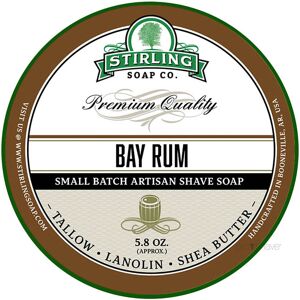 Stirling Soap Company Stirling Soap Co. Barbersæbe, Bay Rum, 170 ml.