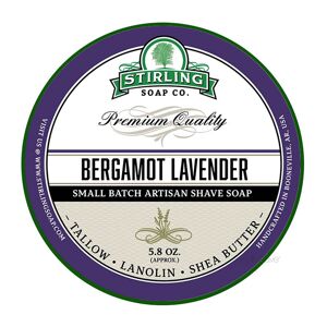 Stirling Soap Company Stirling Soap Co. Barbersæbe, Bergamot Lavender, 170 ml.