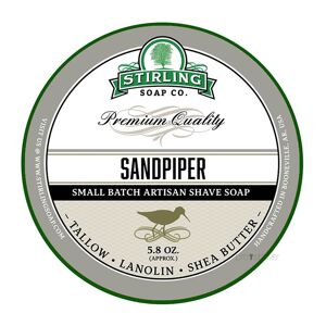 Stirling Soap Company Stirling Soap Co. Barbersæbe, Sandpiper, 170 ml.