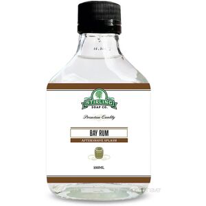 Stirling Soap Company Stirling Soap Co. Aftershave Splash, Bay Rum, 100 ml.