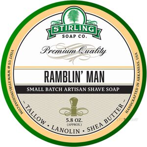 Stirling Soap Company Stirling Soap Co. Barbersæbe, Ramblin' Man, 170 ml.