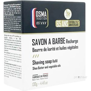 Osma Refill til Barbersæbe i glasskål, 130 gr.